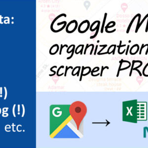 Scraper Data Google Maps Profesional