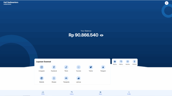 Script SMM Panel Mobile UI - Image 2