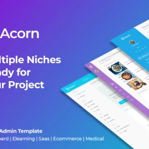 Acorn - React Admin Template